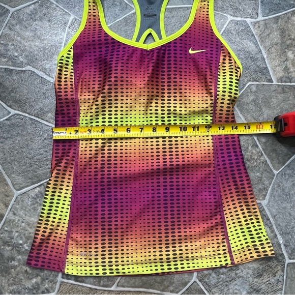 Nike Dri-Fit Racerback Tank Top with Shelf Bra - Picture 8 of 12